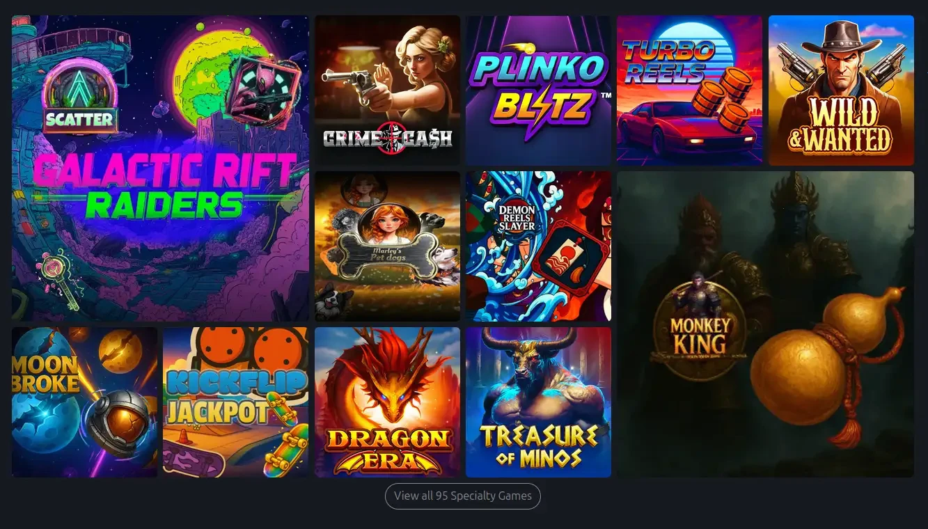 Oshi Casino Registrierung und Kontoeröffnung auf dem Desktop